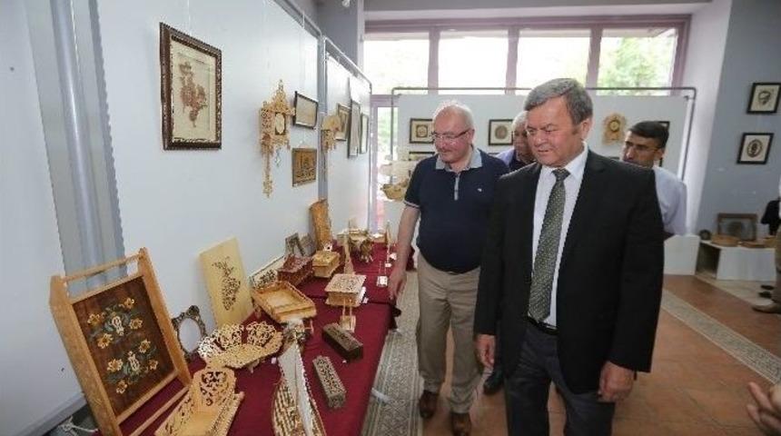 Denizli&rsquo;de Sanatın Dokunuşları Sergisi A&ccedil;ıldı