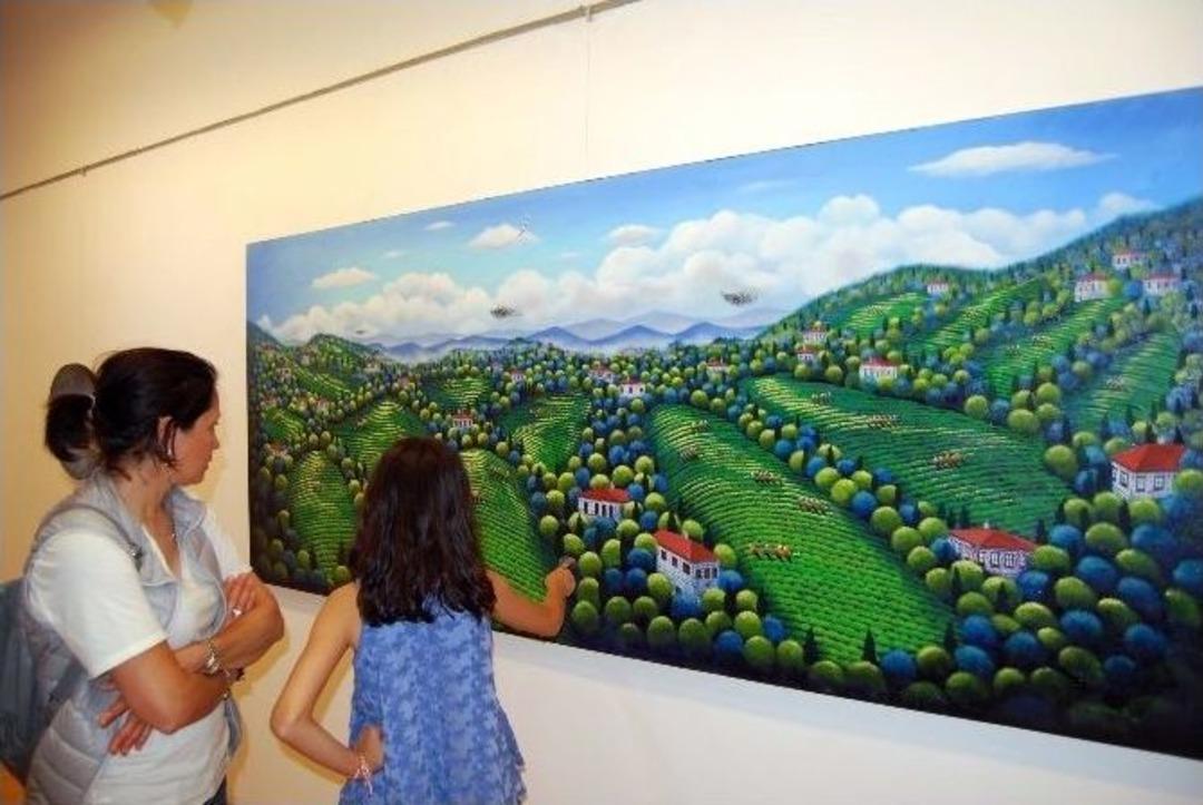 Ressam Adil Ocak&rsquo;ın Sergisi İlgi G&ouml;r&uuml;yor