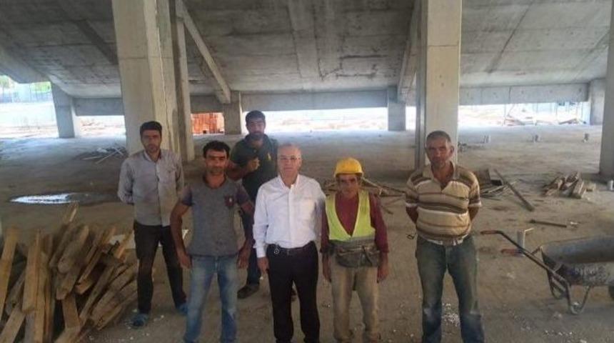 Başkan Kayda&rsquo;dan Spor Kompleksinde İnceleme