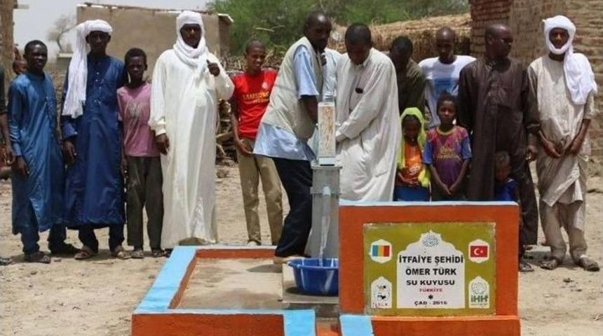 K&uuml;tahyalı Şehit İtfaiye Eri &Ouml;mer T&uuml;rk Anısına Afrika&rsquo;da Su Kuyusu A&ccedil;ıldı