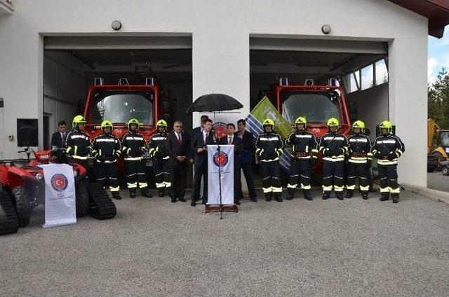 Tika’dan Karadağ Zablyak Belediyesi İtfaiye Teşkilatına Ekipman Desteği