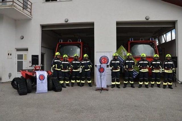 Tika’dan Karadağ Zablyak Belediyesi İtfaiye Teşkilatına Ekipman Desteği