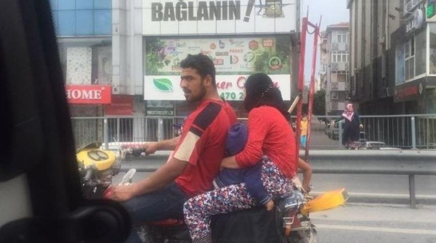 (&ouml;zel Haber) İstanbul&rsquo;da Tehlikeli Yolculuklar Kamerada