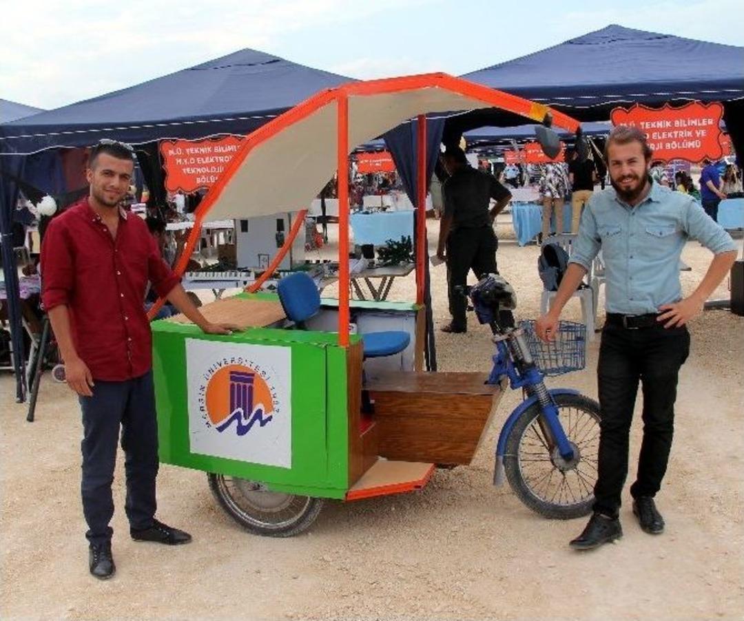 (&ouml;zel Haber) G&uuml;neş Enerjili Engellilere &Ouml;zel Elektrikli Ara&ccedil;