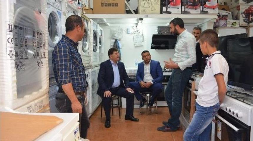 Ak Parti İl Başkanı Sur Esnafını Ziyaret Etti