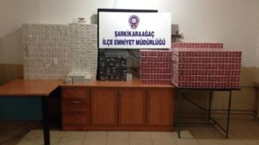 Gece Yarısı Uygulamasında Ka&ccedil;ak Sigara Ele Ge&ccedil;irildi