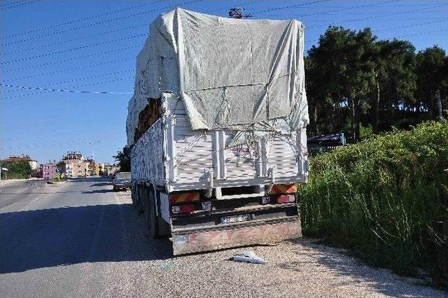 Antalya’da Trafik Kazası: 1 Yaralı