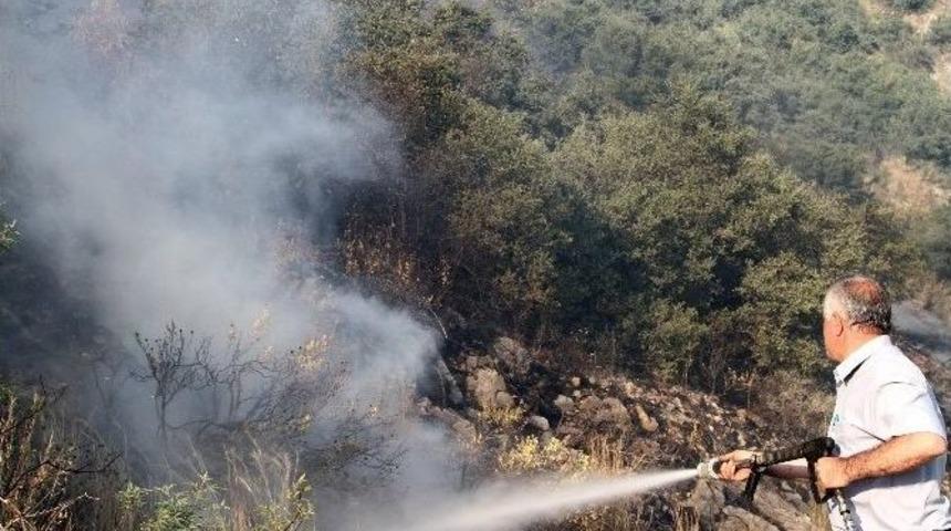 Fethiye&rsquo;de Makilik Alandaki Yangın Korkuttu
