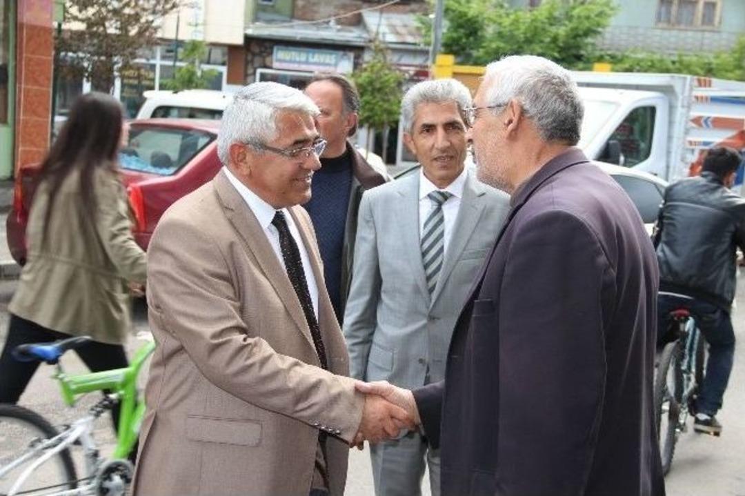 Başkan Murtaza Kara&ccedil;anta, Esnafı Ziyaret Etti