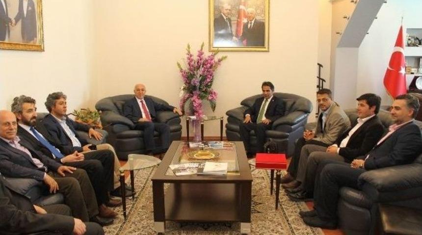 Kayseri Gazeteciler Cemiyeti&rsquo;nden Başkan Hi&ccedil;yılmaz&rsquo;a Ziyaret