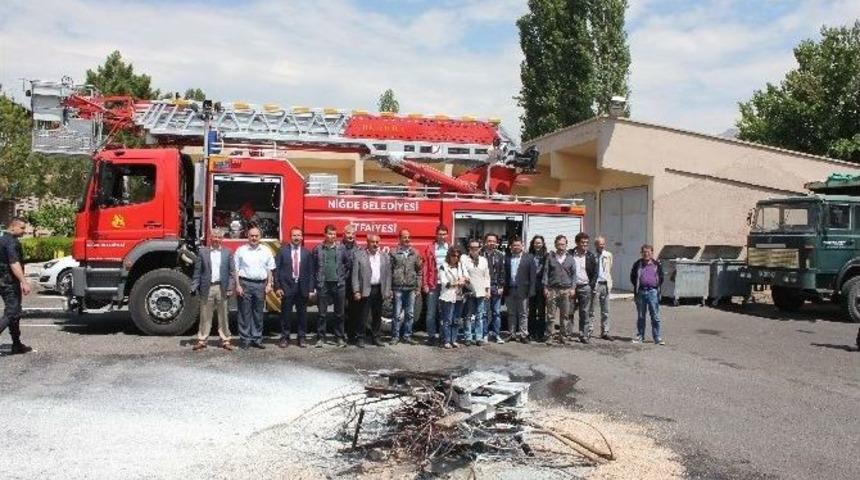 İl Gıda Tarım Ve Hayvancılık M&uuml;d&uuml;rl&uuml;ğ&uuml; Personeline Yangın Eğitimi Verildi