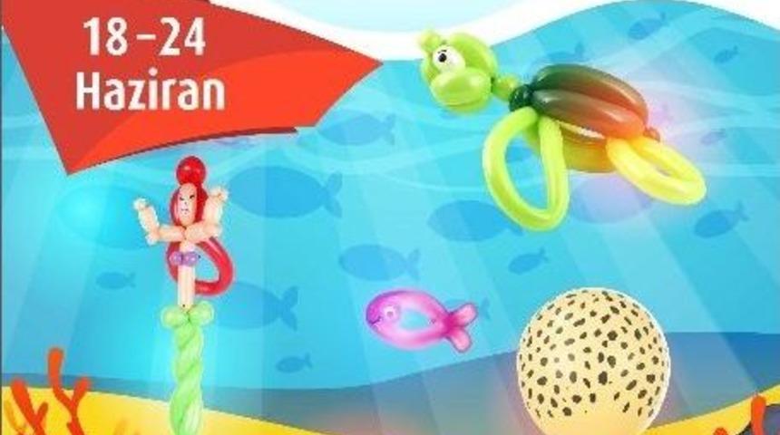 Balonlarla Deniz Altı D&uuml;nyası, Forum Erzurum&rsquo;da Canlanıyor!