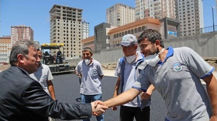 Talas Belediyesi Asfalt Yapımına Ramazan&rsquo;da Da Devam Ediyor