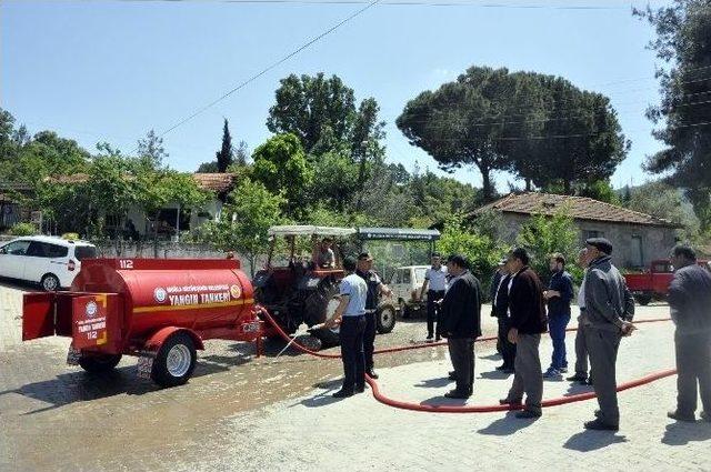 Kırsal Mahallere 92 Yangın Söndürme Tankeri