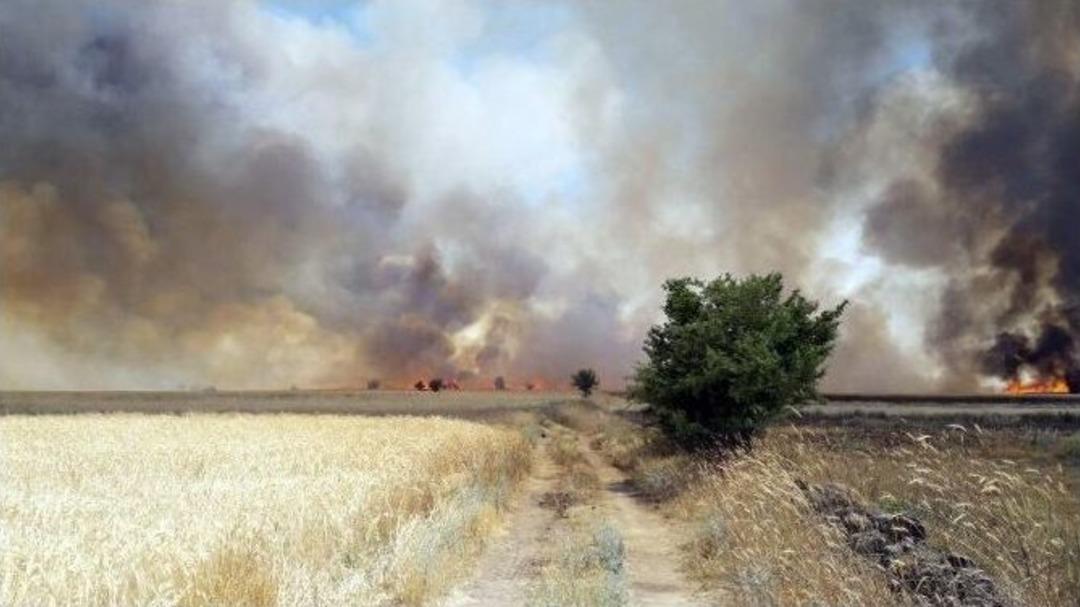 Aynı B&ouml;lgede İkinci Tarla Yangını