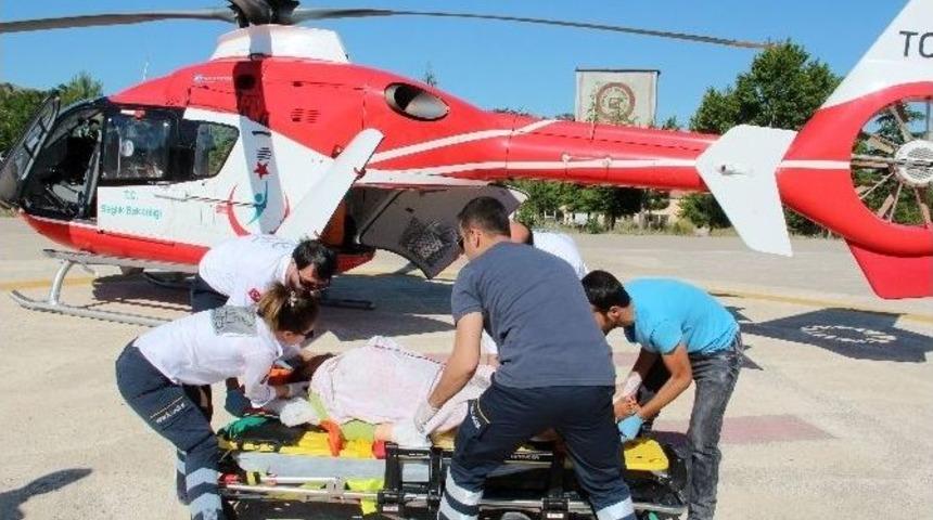 Ovacık&rsquo;taki Patlamada Yaralanan Bir Kadın Helikopterle Elazığ&rsquo;a Getirildi