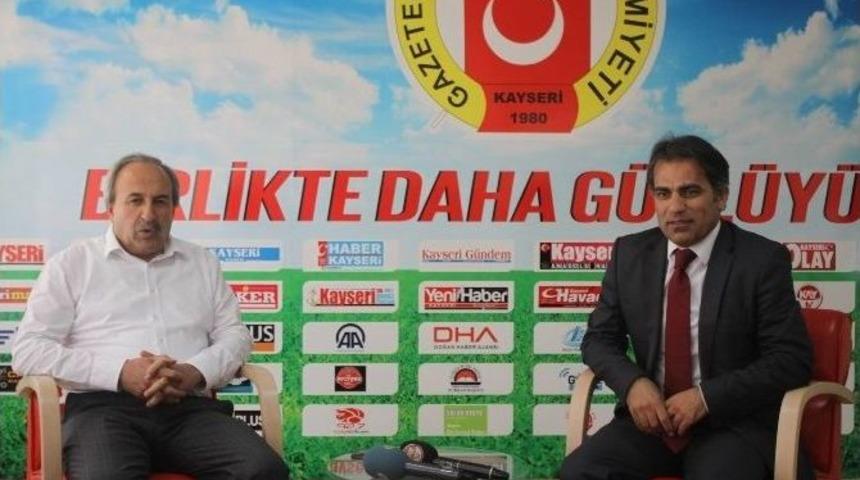 Eğitim Bir-sen Başkanı Aydın Kalkan Gazeteciler Cemiyetini Ziyaret Etti