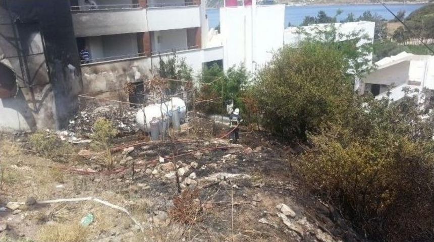 Bodrum&rsquo;da Makilik Alanda Yangın