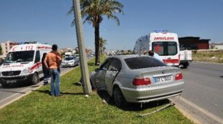 Otomobil Ref&uuml;je &Ccedil;ıktı: 1 Yaralı