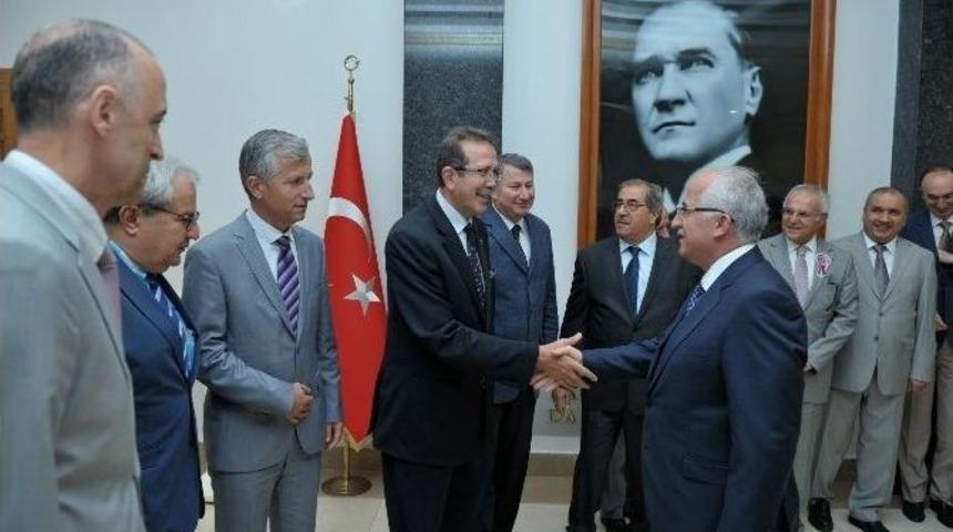 Vali Yardımcılarından Vali Tuna&rsquo;ya Veda Ziyareti