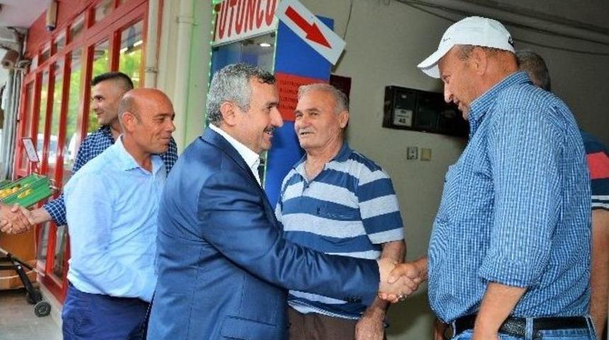 Başkan Baran&rsquo;dan Esnafa Ziyaret