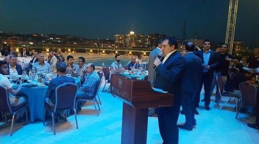 Sanayicilerden Vali K&uuml;&ccedil;&uuml;k&rsquo;e Veda Yemeği