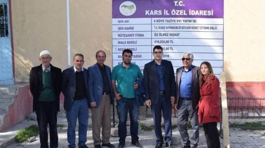 Aksu Ve Erdağı K&ouml;ylerine Taziye Evi Yapılıyor