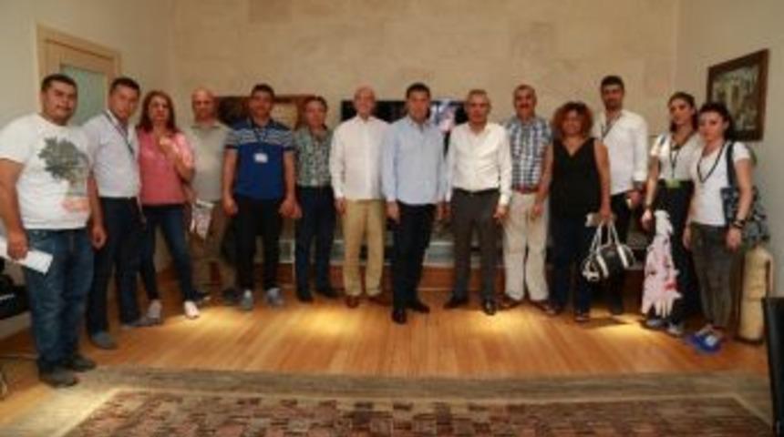 Organik Tarım &Ccedil;alışmaları Grubundan Başkan Kocadon&rsquo;a Ziyaret