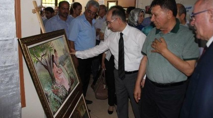 Erzin Halk Eğitim Merkezi Yılsonu Sergisi A&ccedil;ıldı