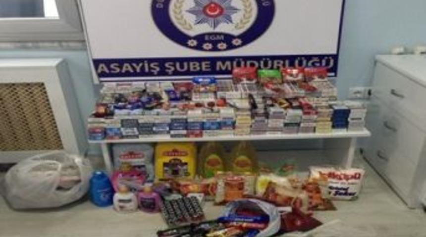 Market Hırsızı Kıskıvrak Yakalandı