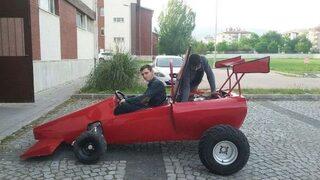 Bolulu Öğrencilerden Yarış Otomobili