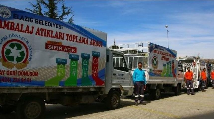 Elazığ&rsquo;da Katı Ve Evsel Atıklar Geri D&ouml;n&uuml;ş&uuml;me Kazandırılıyor