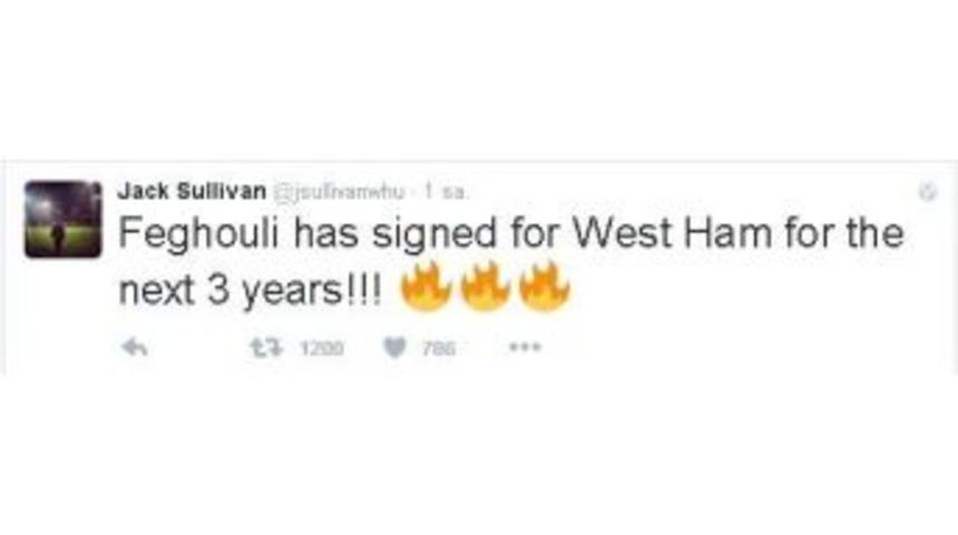 Feghouli, West Ham United&rsquo;da