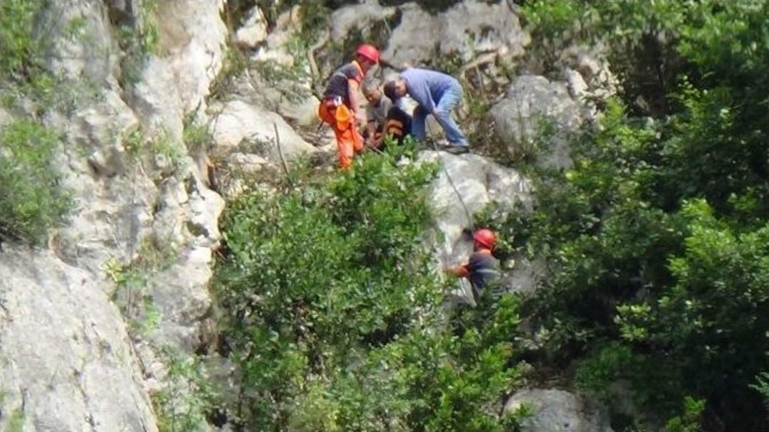 D&uuml;şt&uuml;ğ&uuml; U&ccedil;urumda 14 G&uuml;n Mahsur Ke&ccedil;iyi Afad Kurtardı