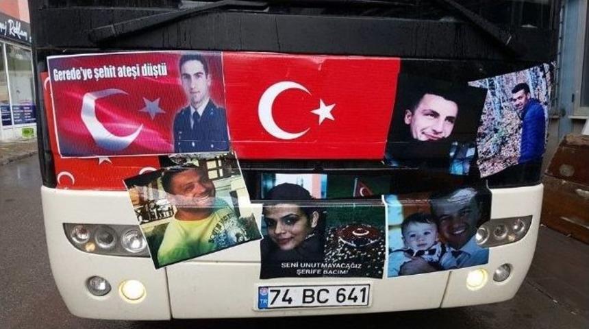 Y&uuml;rekleri Dağlayan Şehitler Otob&uuml;s&uuml;