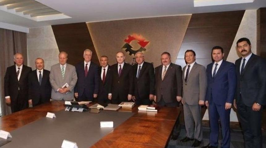 Osb&uuml;k Y&ouml;netimi, Bilim, Sanayi Ve Teknoloji Bakanı Faruk &Ouml;zl&uuml;&rsquo;y&uuml; Ziyaret Etti
