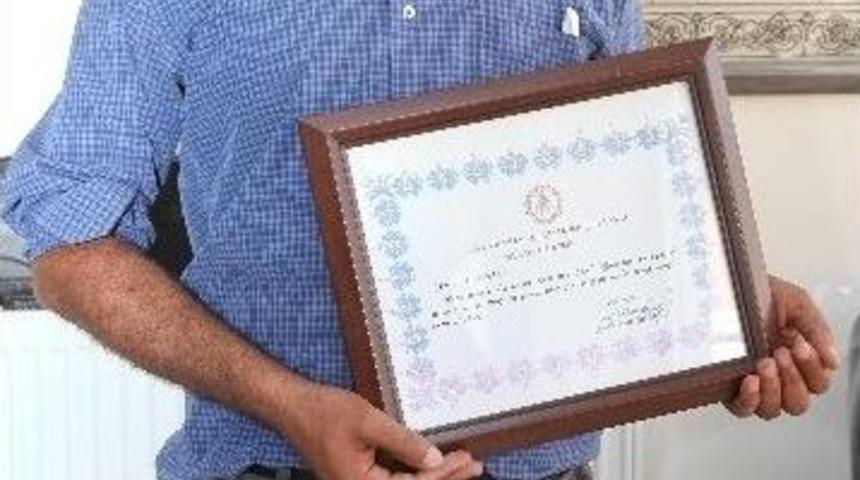 Sedef Ustası Bakır&rsquo;a &Ouml;d&uuml;l