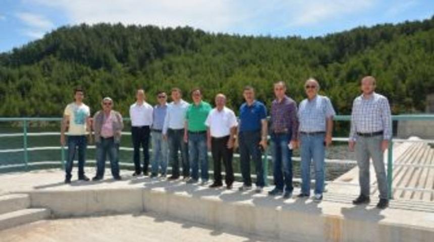 &Ouml;zg&uuml;r, Naras Sulama İnşaatını İnceledi