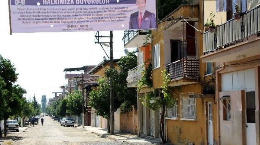 B&uuml;y&uuml;kşehirden Germencik Belediyesi&rsquo;ne 4 Bin Tl Pankart Cezası
