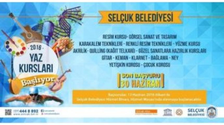 Selçuk Belediyesi Yaz Kurslarına Başlıyor