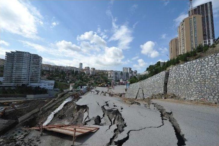 Ankara Büyükşehir Belediyesi’nden Çöken Yolla İlgili Açıklama G1