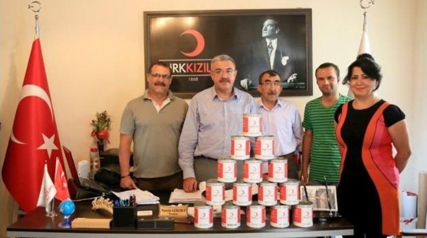 Milas Kızılay&rsquo;dan 384 Adet Konserve Yardımı