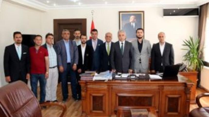 Gazetecilerden Vali Toprak&rsquo;a Ziyaret