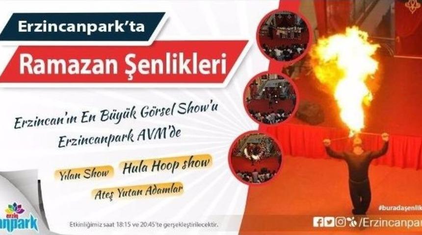 Erzicanpark Avm&rsquo;de Ramazan Şenlikleri