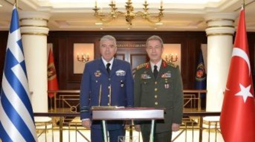 Genelkurmay Başkanı Orgeneral Akar&rsquo;a Yunan Konuk