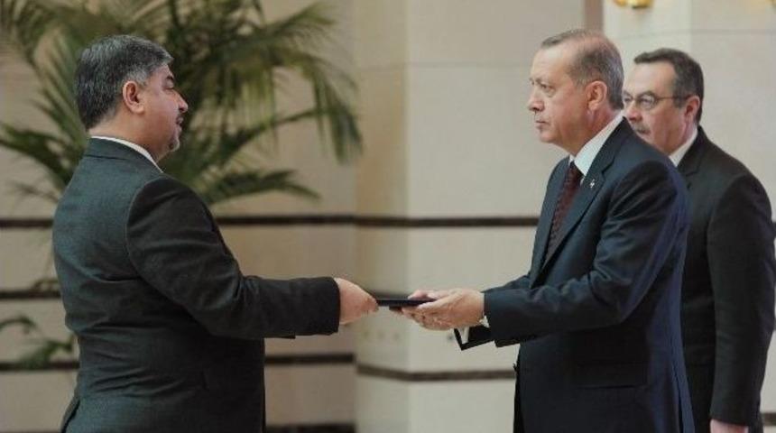 Erdoğan, Irak B&uuml;y&uuml;kel&ccedil;isi Al-alawi&rsquo;yi Kabul Etti