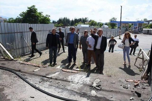 Kapalı Pazar Yeri İçin Başkan İnceleme Yaptı