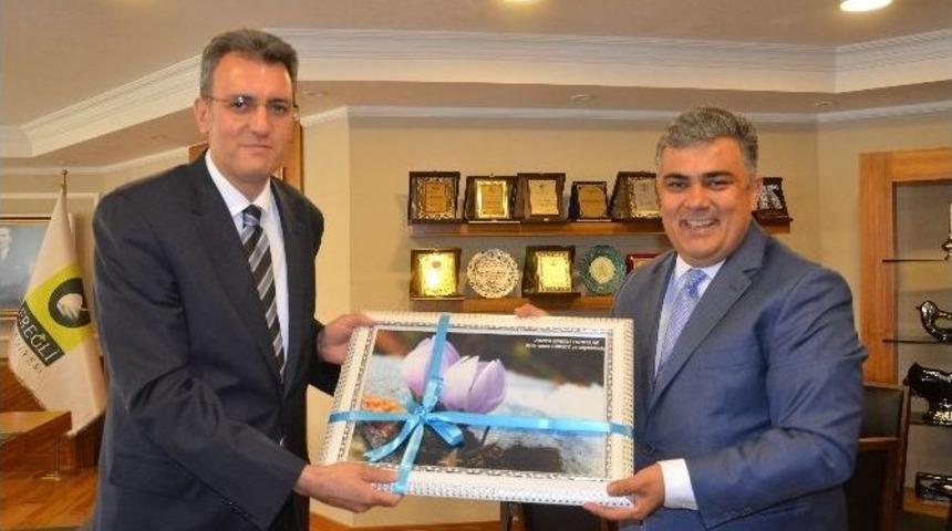 Başsavcı Ve Ağır Ceza Reisinden Başkan &Ouml;zg&uuml;ven&rsquo;e Veda Ziyareti