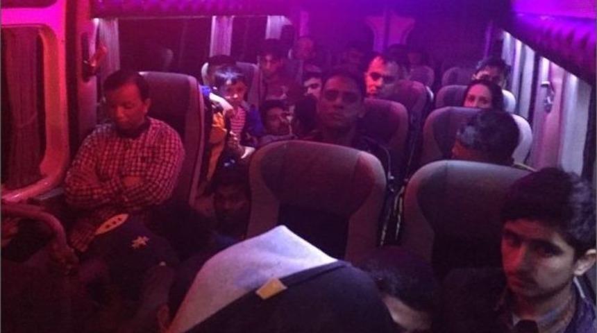 Edirne&rsquo;de 124 Ka&ccedil;ak G&ouml;&ccedil;men Yakalandı