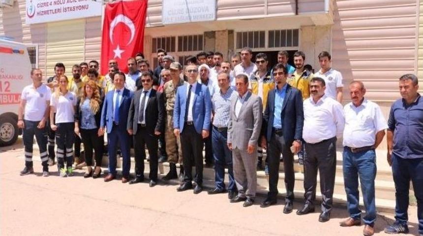 Cizre&rsquo;de 4 No&rsquo;lu Acil Sağlık Hizmetleri İstasyonu T&ouml;renle A&ccedil;ıldı